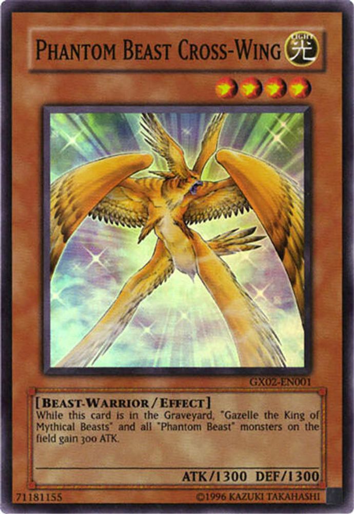 Phantom Beast Cross-Wing (GX02-EN001) - Super Rare