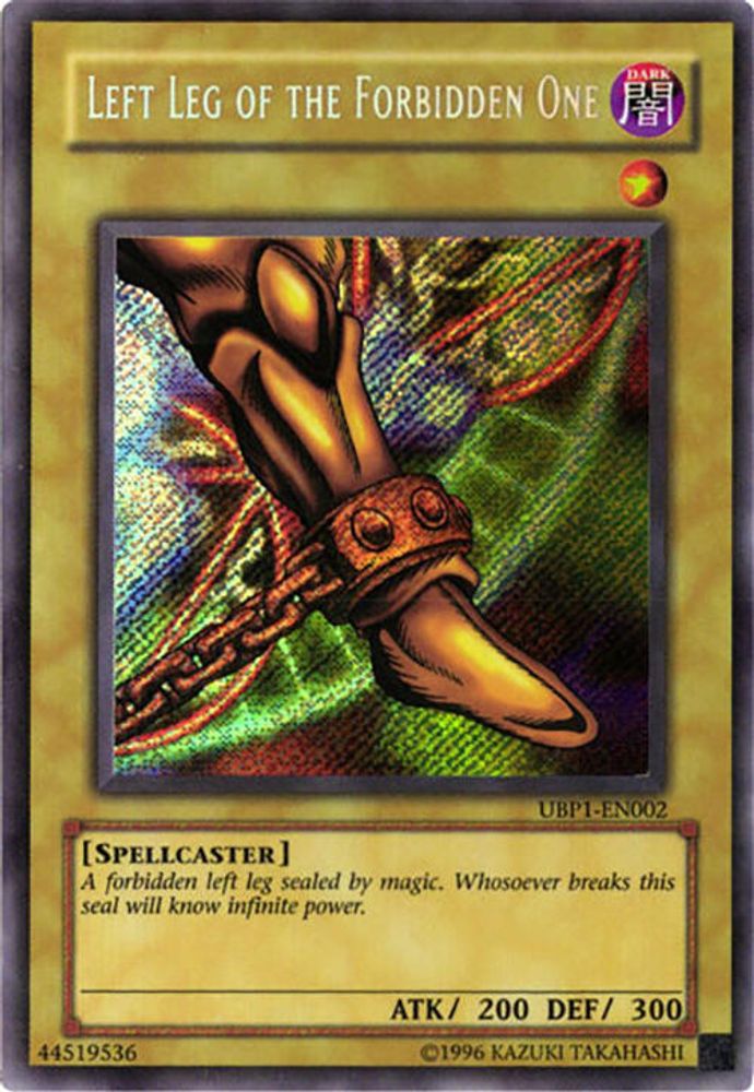 Left Leg of the Forbidden One (UBP1-EN002) - Secret Rare