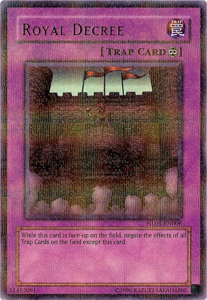 Royal Decree (HL03-EN006) - Ultra Rare