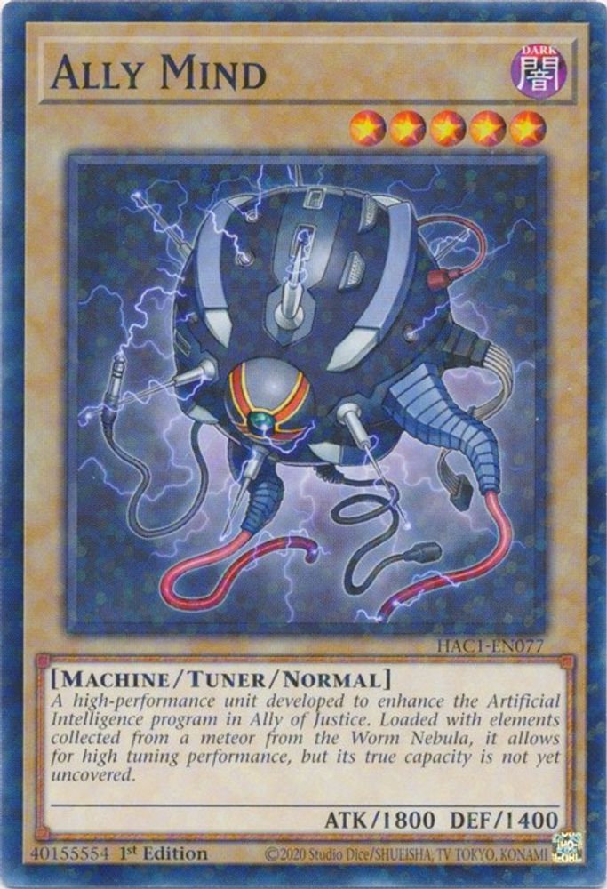 Ally Mind (Duel Terminal) (HAC1-EN077) - Duel Terminal Technology Common
