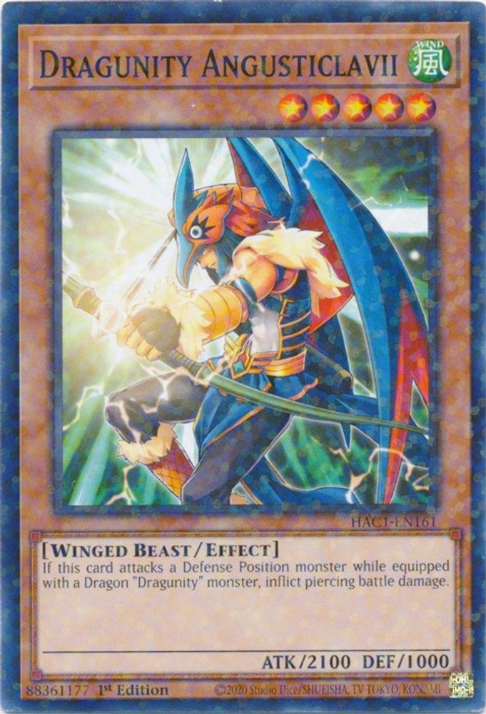 Dragunity Angusticlavii (Duel Terminal) [HAC1-EN161] Commun 