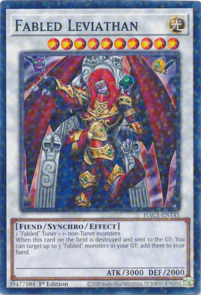 Fabled Leviathan (Duel Terminal) (HAC1-EN145) - Duel Terminal Technology Common