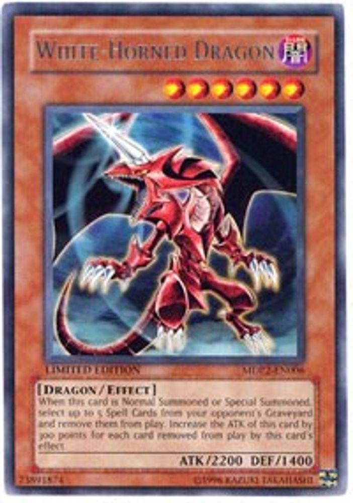 Dragon à cornes blanches [MDP2-EN006] Rare 