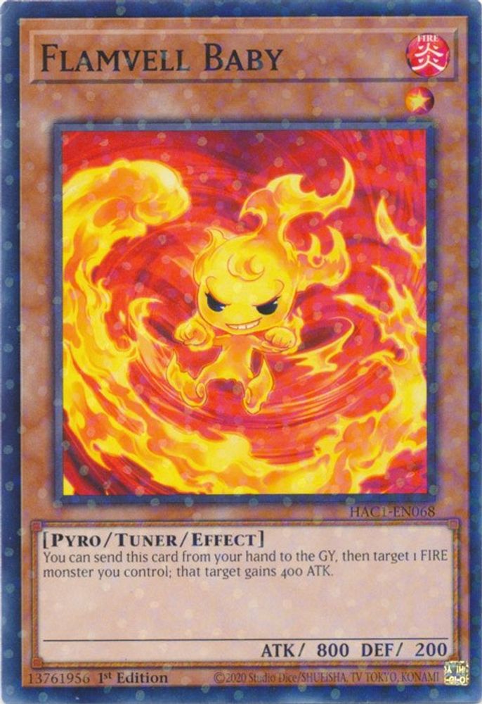 Flamvell Baby (Duel Terminal) (HAC1-EN068) - Duel Terminal Technology Common