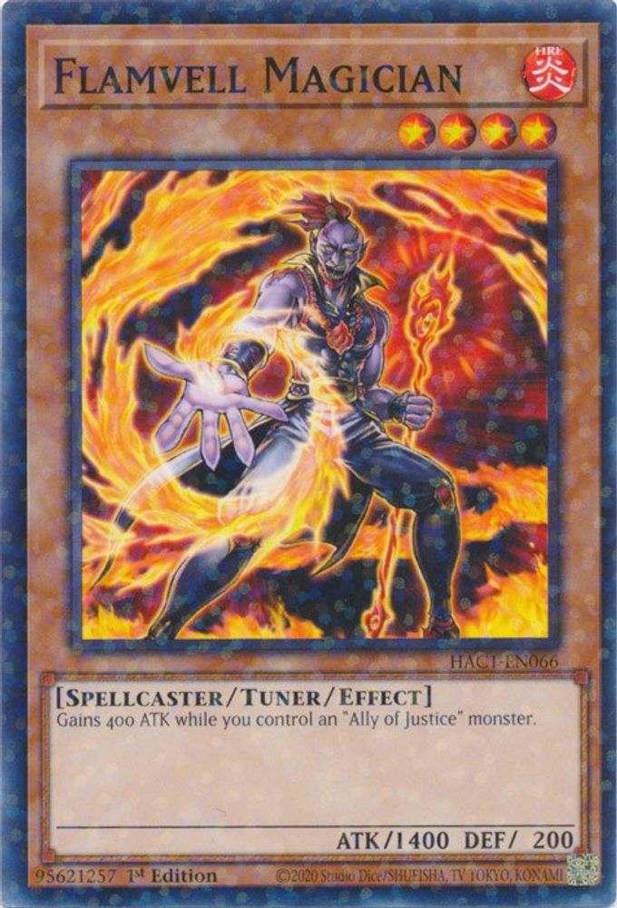 Magicien Flamvell (Duel Terminal) [HAC1-EN066] Commun 