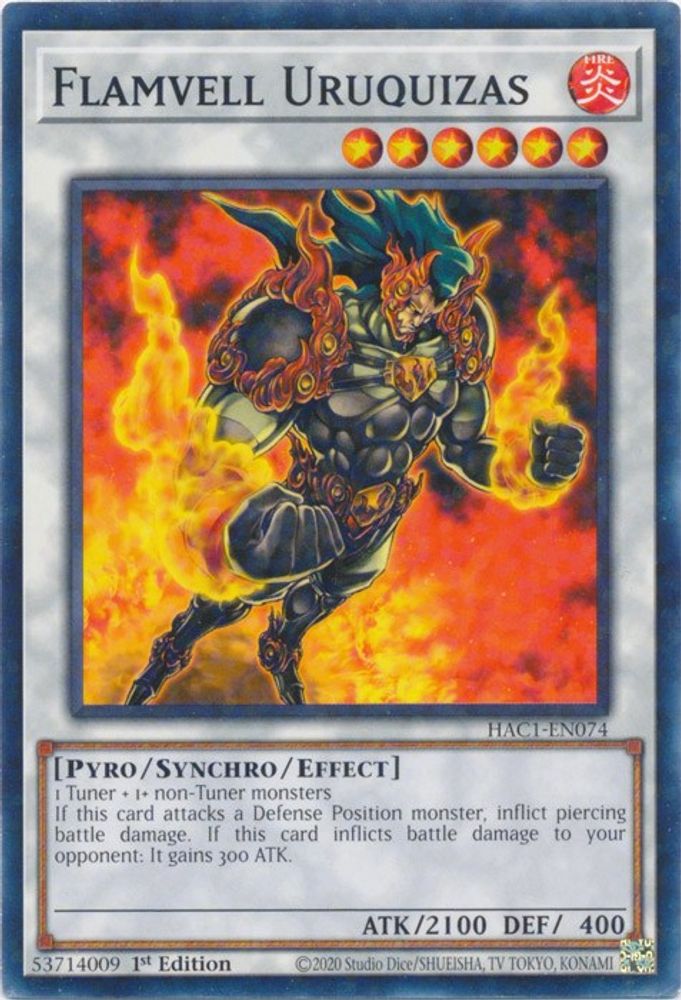 Flamvell Uruquizas (Duel Terminal) [HAC1-EN074] Commun 