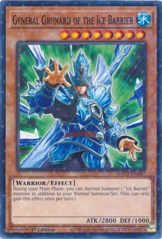 General Grunard of the Ice Barrier (Duel Terminal) (HAC1-EN042) - Duel Terminal Technology Common