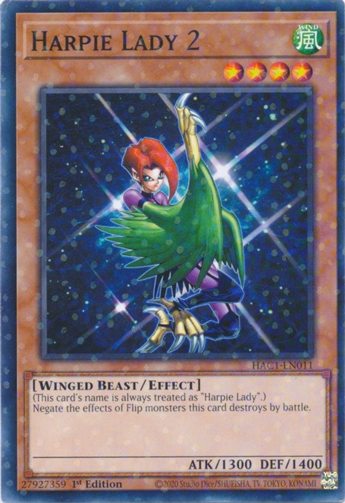 Harpie Lady 2 (Duel Terminal) (HAC1-EN011) - Duel Terminal Technology Common