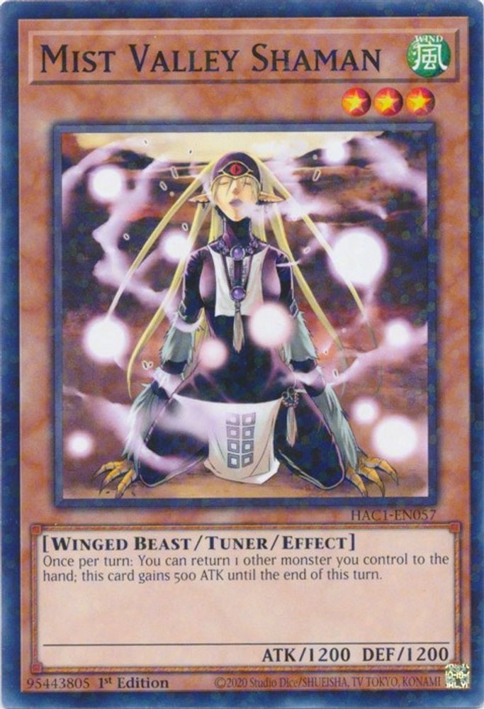 Mist Valley Shaman (Duel Terminal) (HAC1-EN057) - Duel Terminal Technology Common