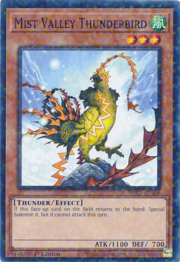 Mist Valley Thunderbird (Duel Terminal) [HAC1-EN056] Commun 
