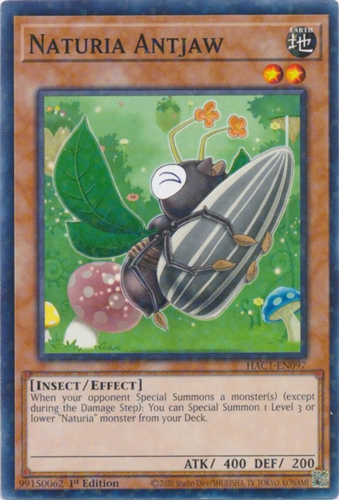 Naturia Antjaw (Duel Terminal) (HAC1-EN097) - Duel Terminal Technology Common