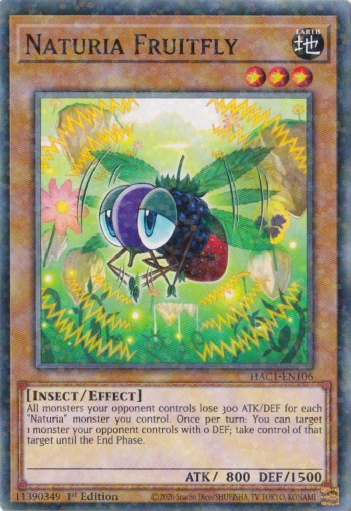 Naturia Fruitfly (Duel Terminal) (HAC1-EN106) - Duel Terminal Technology Common