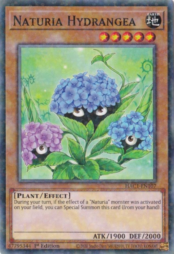Naturia Hydrangea (Duel Terminal) (HAC1-EN107) - Duel Terminal Technology Common