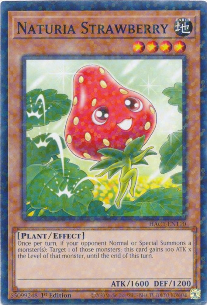 Naturia Strawberry (Duel Terminal) (HAC1-EN110) - Duel Terminal Technology Common