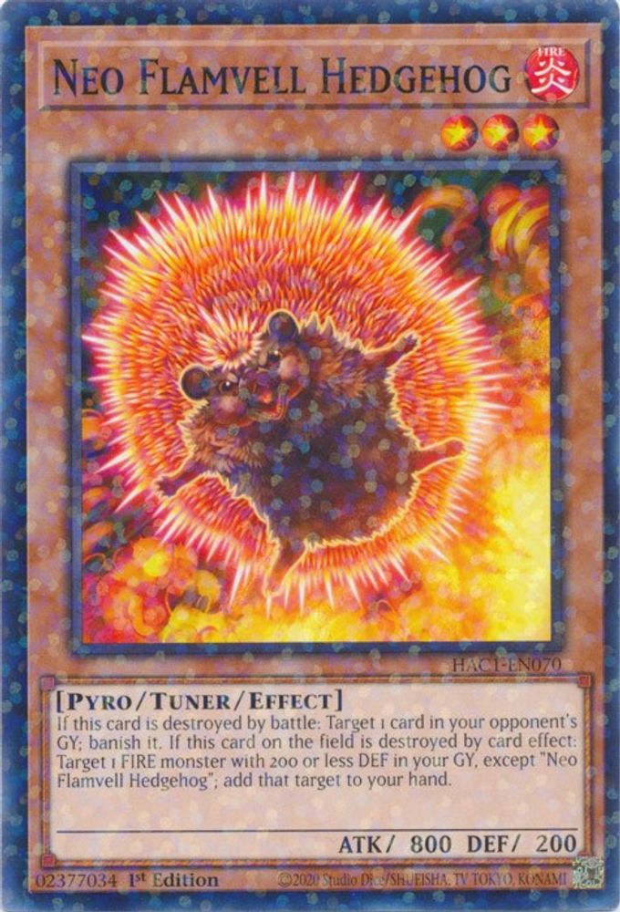 Hérisson Neo Flamvell (Duel Terminal) [HAC1-EN070] Commun 