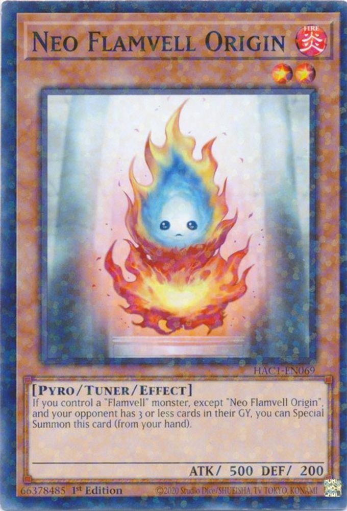 Neo Flamvell Origin (Duel Terminal) [HAC1-EN069] Commun 