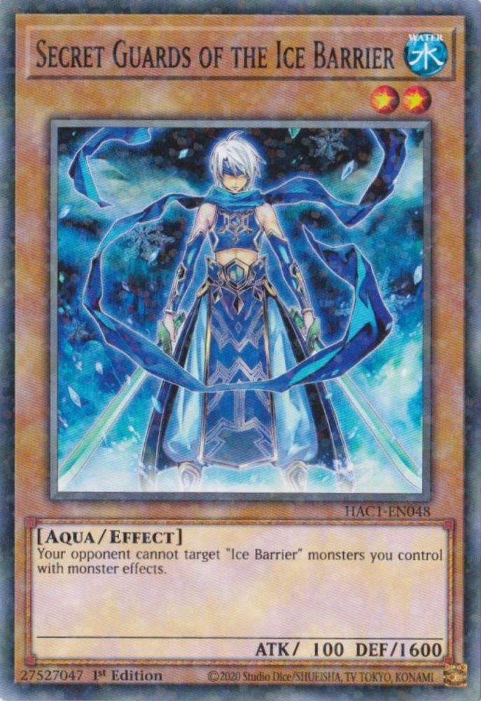 Secret Guards of the Ice Barrier (Duel Terminal) (HAC1-EN048) - Duel Terminal Technology Common