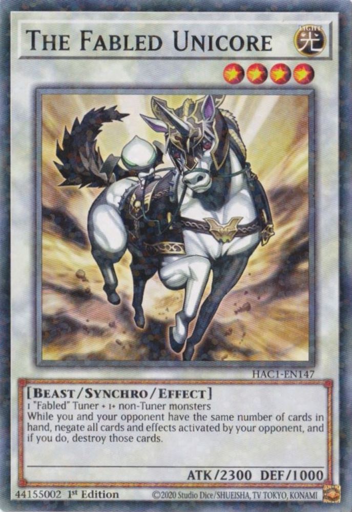 Le légendaire Unicore (Duel Terminal) [HAC1-EN147] Commun 