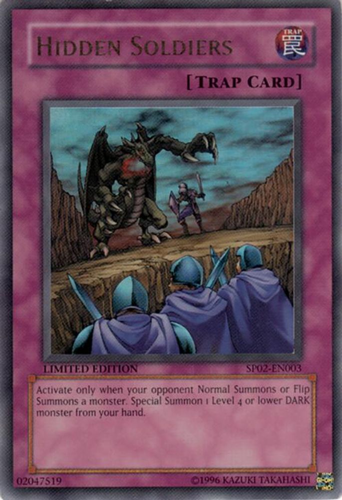 Hidden Soldiers (SP02-EN003) - Ultra Rare