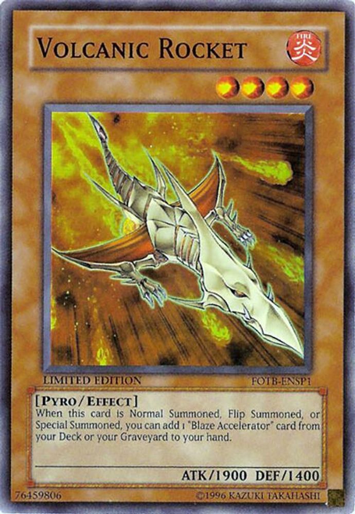 Volcanic Rocket (FOTB-ENSP1) - Super Rare