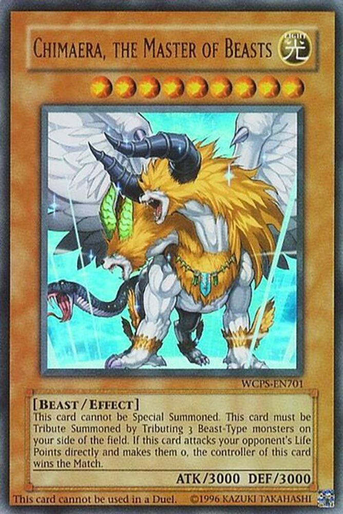 Chimaera, the Master of Beasts (WCPS-EN701) - Ultra Rare