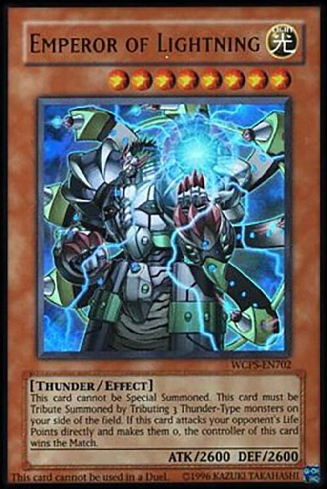 Emperor of Lightning (WCPS-EN702) - Ultra Rare