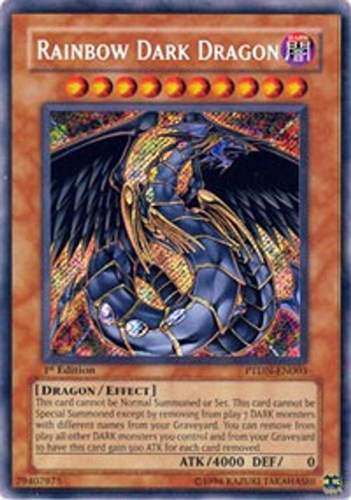 Rainbow Dark Dragon (PTDN-EN003) - Secret Rare