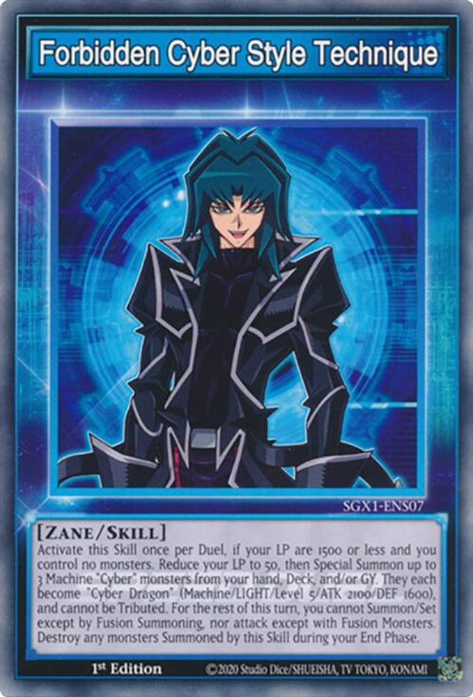 Forbidden Cyber Style Technique (SGX1-ENS07) - Common