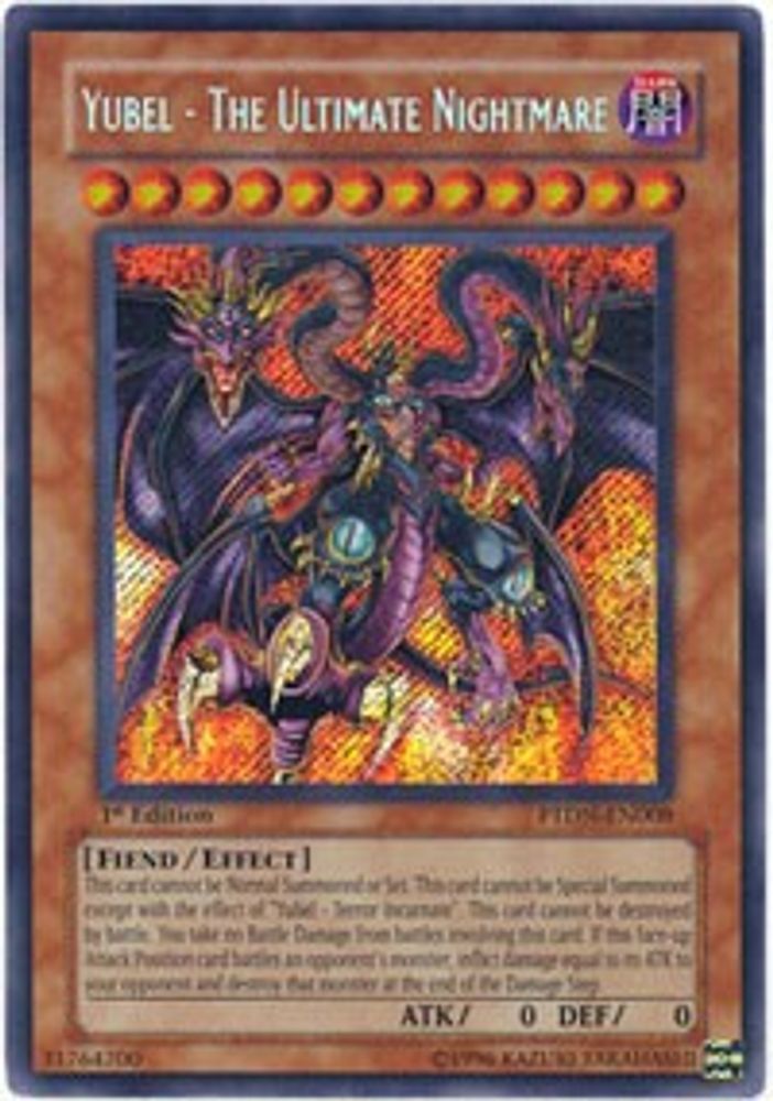 Yubel - The Ultimate Nightmare (PTDN-EN008) - Secret Rare
