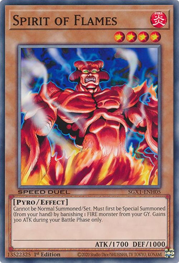 Spirit of Flames (SGX1-ENH05) - Common