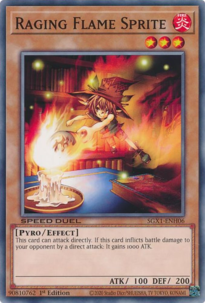 Raging Flame Sprite (SGX1-ENH06) - Common