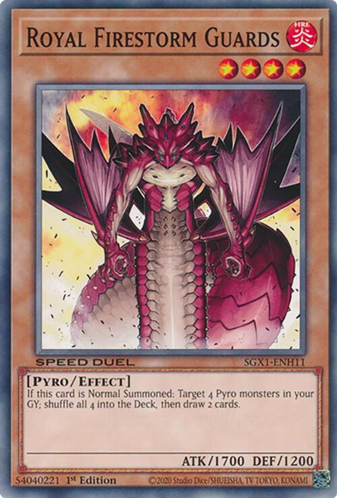 Royal Firestorm Guards (SGX1-ENH11) - Common