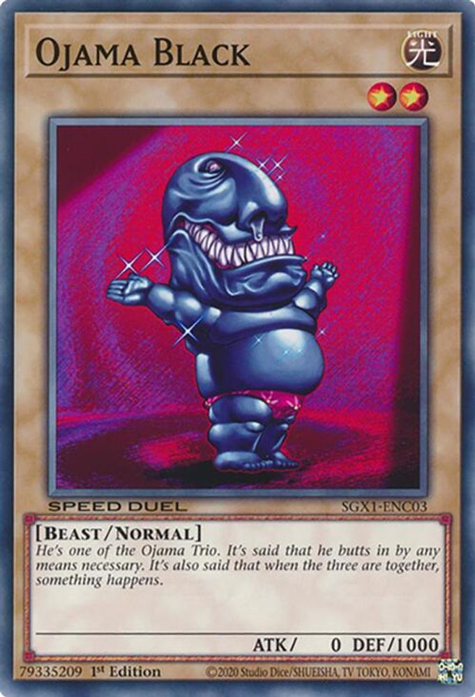 Ojama Black (SGX1-ENC03) - Common