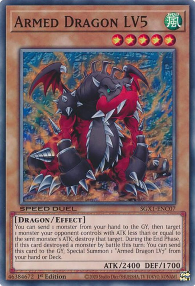 Dragon Armé LV5 [SGX1-ENC07] Commun 