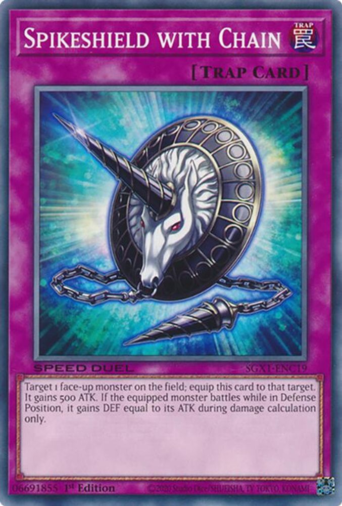 Spikeshield with Chain (SGX1-ENC19) - Common