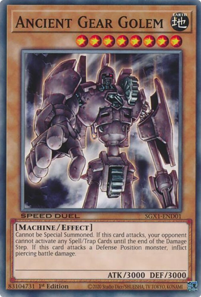 Golem à engrenages anciens [SGX1-END01] Commun