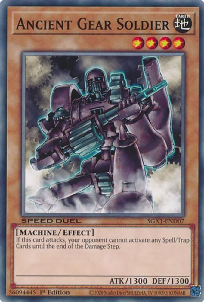 Soldat à engrenages anciens [SGX1-END07] Commun 