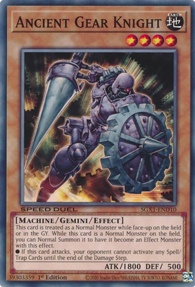 Chevalier d'équipement ancien [SGX1-END10] Commun 