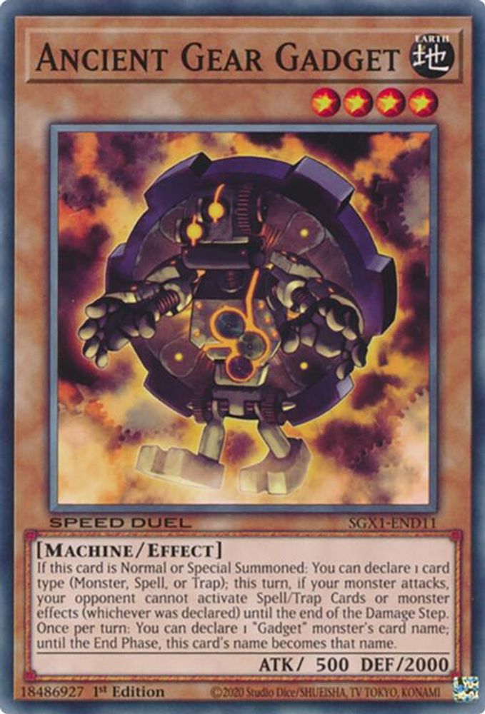 Ancient Gear Gadget (SGX1-END11) - Common