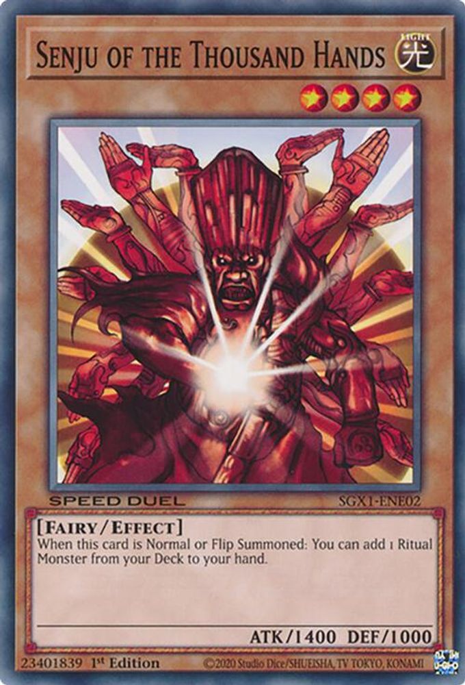 Senju of the Thousand Hands (SGX1-ENE02) - Common