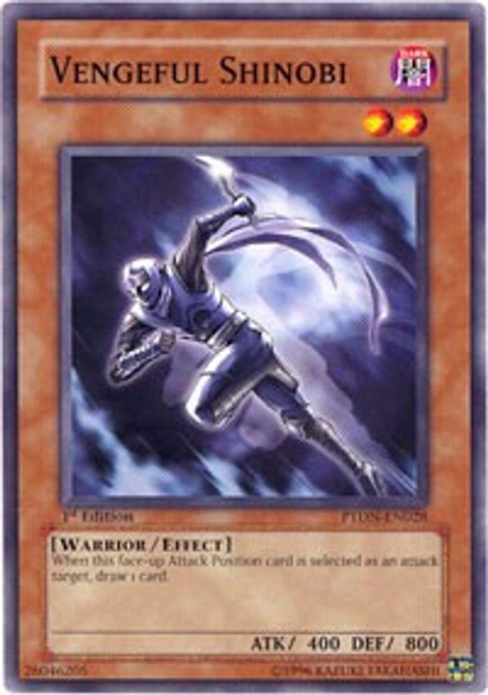 Vengeful Shinobi (PTDN-EN028) - Common