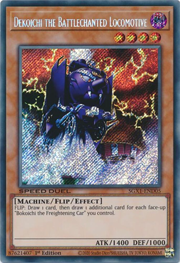 Dekoichi la locomotive Battlechanted [SGX1-END05] Secret Rare 
