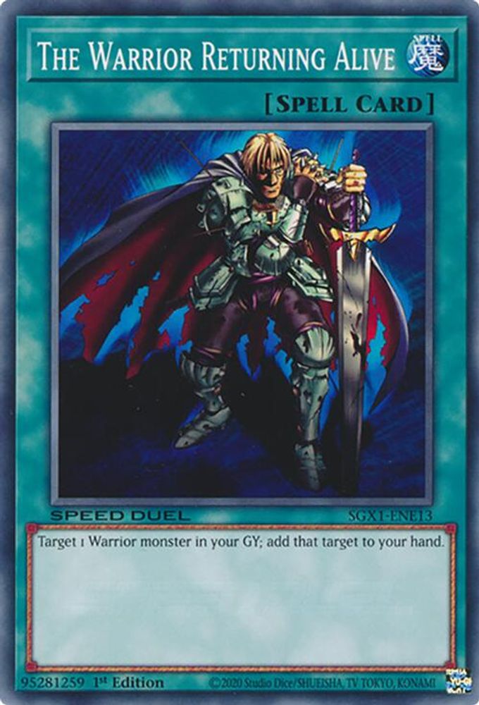 The Warrior Returning Alive (SGX1-ENE13) - Common