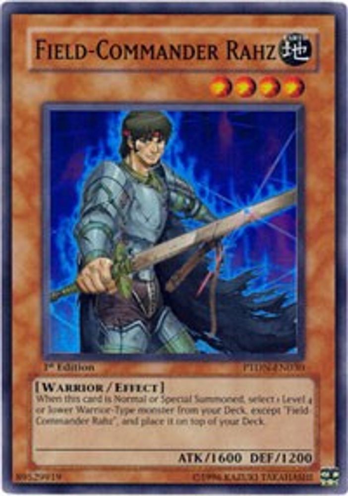Commandant de terrain Rahz [PTDN-EN030] Super Rare 