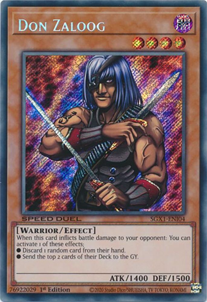 Don Zaloog (Secret Rare) (SGX1-ENI04) - Secret Rare