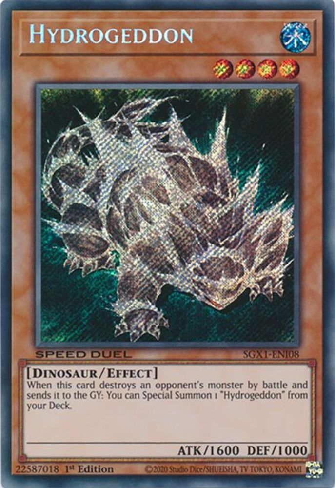 Hydrogeddon (Secret Rare) (SGX1-ENI08) - Secret Rare