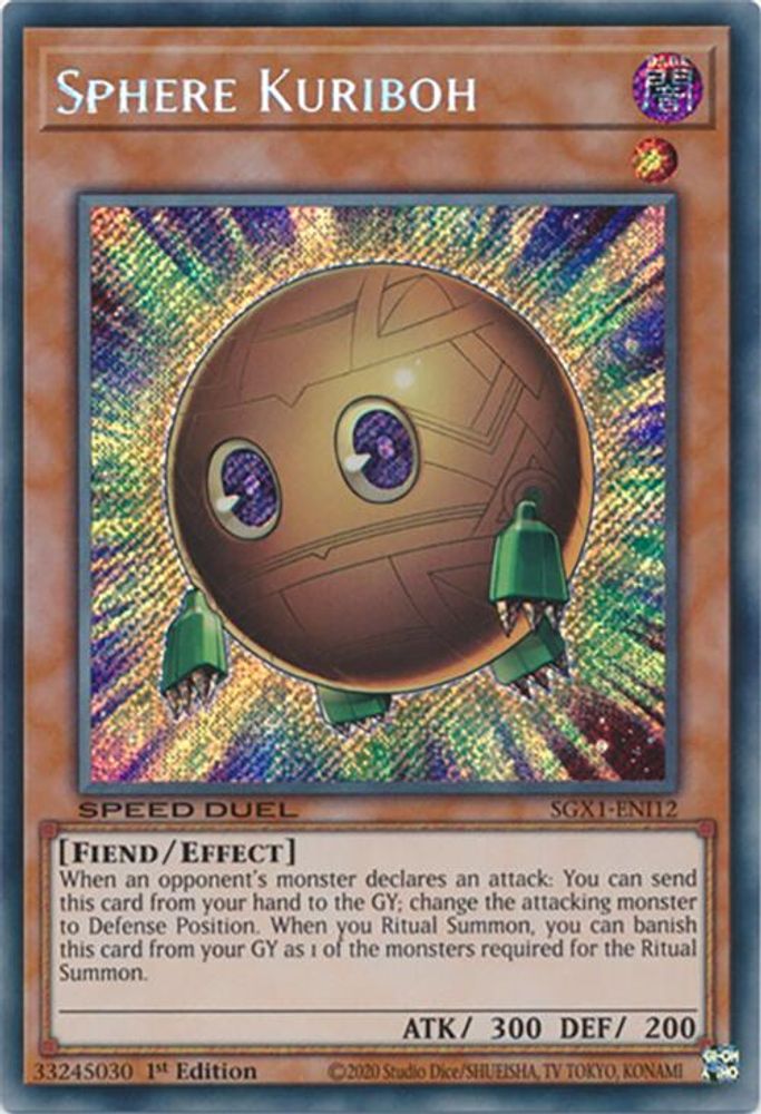 Sphere Kuriboh (Secret Rare) (SGX1-ENI12) - Secret Rare