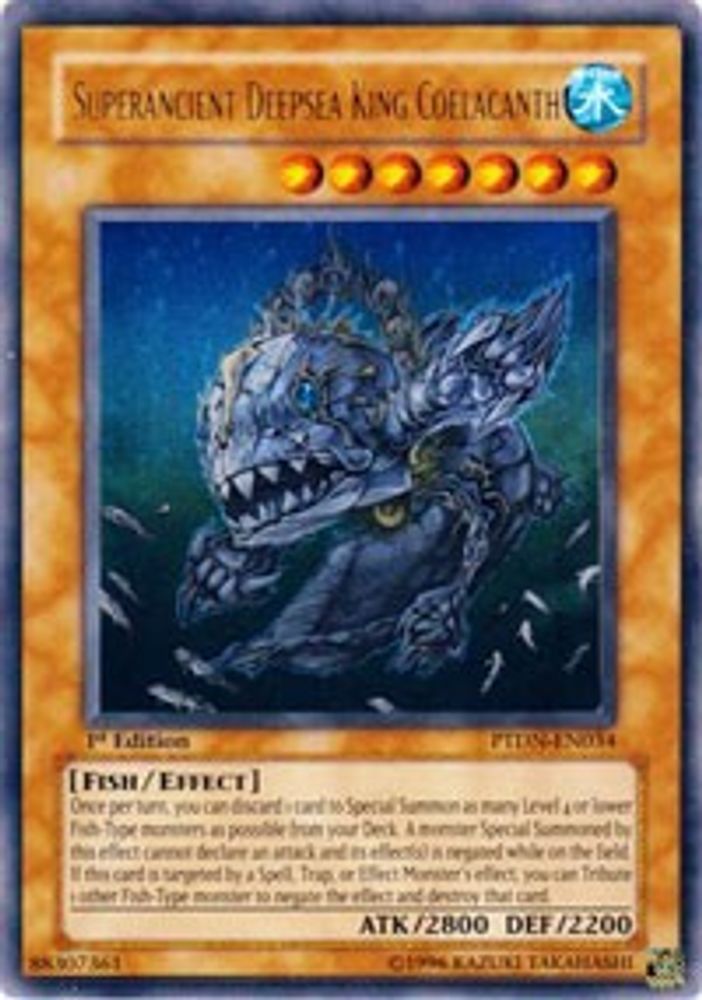 Coelacanthe superancien roi des profondeurs [PTDN-EN034] Ultra rare 