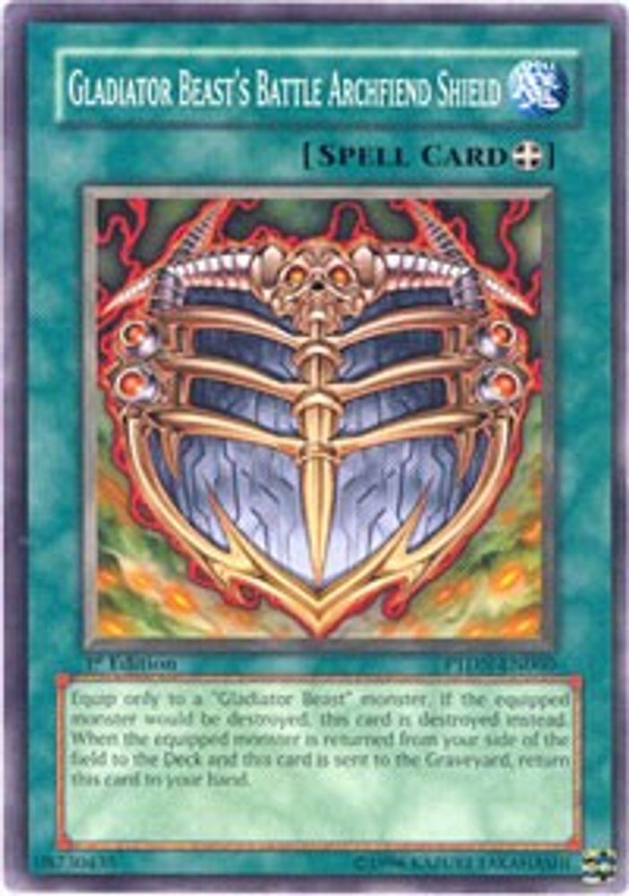 Gladiator Beast's Battle Archfiend Shield (PTDN-EN060) - Common