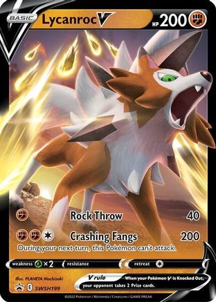 Lycanroc V SWSH199  - Holofoil - Promo